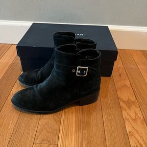 Black Suede Ankle Boots